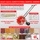Seed Drill for Small Farms Hand Operated Seeder