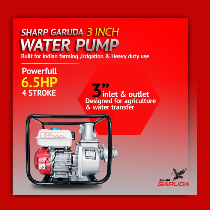 4 stroke engine water pump petrol powered water pump deep suction water pump