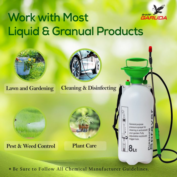 Chemical sprayer Garden sprayers 8liter pump Pressure sprayer Hand pump sprayer Pump spray bottle Sprayer parts