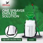 Hand pump sprayer for home garden